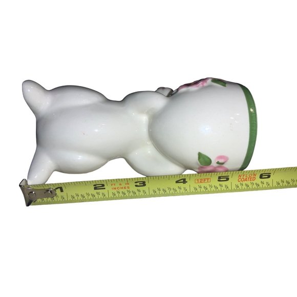 Avon Sunny Bunny Egg Candle Holder Rabbit Figurine  1981 - Picture 10 of 11